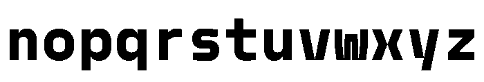 Model Mono Super Font LOWERCASE