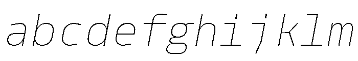 Model Mono Thin 2 FONT