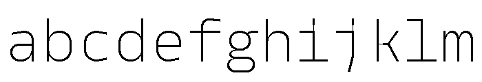Model Mono Ultralight FONT