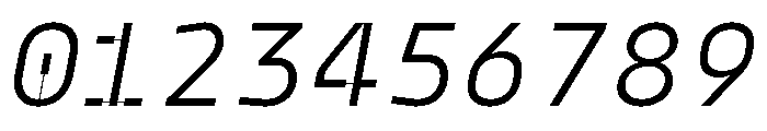 Model Plastic Book Font OTHER CHARS