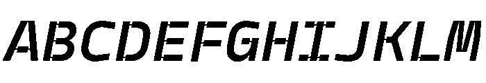 Model Plastic Demibold Font UPPERCASE