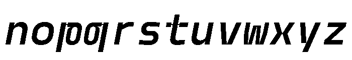 Model Plastic Demibold Font LOWERCASE