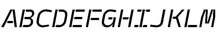 Model Plastic Regular 2 Font UPPERCASE
