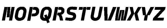 Model Plastic Super Font UPPERCASE