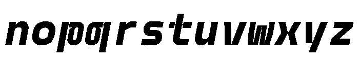 Model Plastic Super Font LOWERCASE