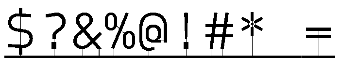 Model PlasticLine Book Font OTHER CHARS