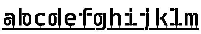 Model PlasticLine Demibold FONT