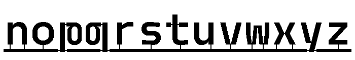 Model PlasticLine Demibold Font LOWERCASE