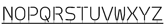 Model PlasticLine Light Font UPPERCASE