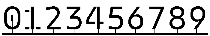 Model PlasticLine Regular 2 Font OTHER CHARS