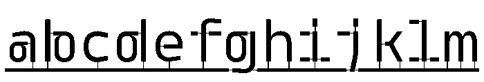 Model PlasticLine Regular FONT