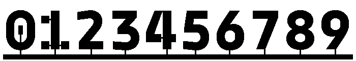 Model PlasticLine Super Font OTHER CHARS