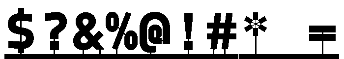 Model PlasticLine Super Font OTHER CHARS