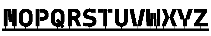 Model PlasticLine Super Font UPPERCASE