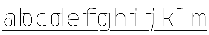 Model PlasticLine Thin FONT