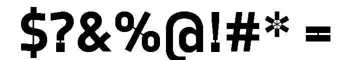 Model Sans Bold Font OTHER CHARS