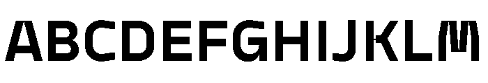 Model Sans Bold Font UPPERCASE