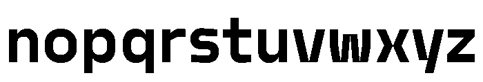 Model Sans Bold Font LOWERCASE