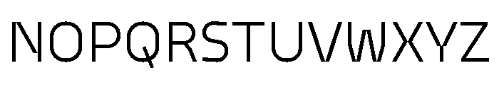 Model Sans Book Font UPPERCASE
