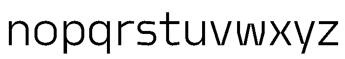 Model Sans Book Font LOWERCASE