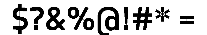 Model Sans Demibold Font OTHER CHARS