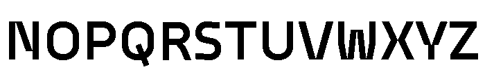 Model Sans Demibold Font UPPERCASE