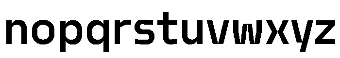 Model Sans Demibold Font LOWERCASE