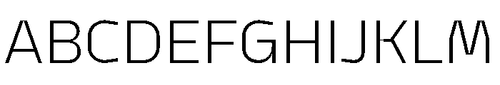 Model Sans Light Font UPPERCASE