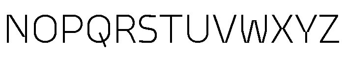 Model Sans Light Font UPPERCASE