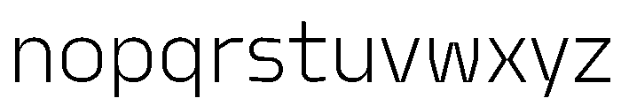 Model Sans Light Font LOWERCASE
