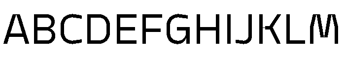 Model Sans Regular 2 Font UPPERCASE