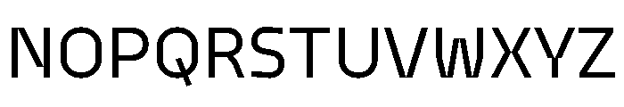 Model Sans Regular 2 Font UPPERCASE