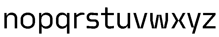 Model Sans Regular 2 Font LOWERCASE