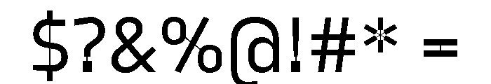 Model Sans Regular Font OTHER CHARS
