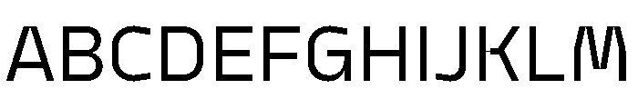 Model Sans Regular Font UPPERCASE