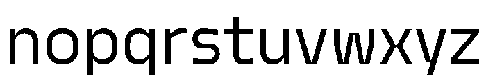 Model Sans Regular Font LOWERCASE