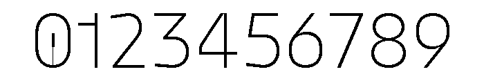 Model Sans Ultralight Font OTHER CHARS