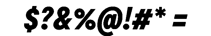 Moderat BlackItalic 869d0a5c Font OTHER CHARS