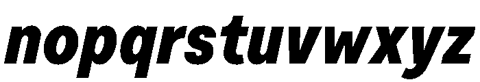 Moderat BlackItalic 869d0a5c Font LOWERCASE