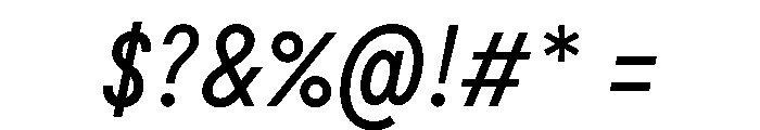 Moderat BookItalic 8a54ce38 Font OTHER CHARS