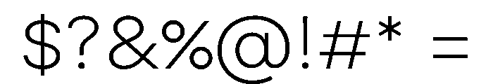 Moderat ExtraLight C3e3ea8d Font OTHER CHARS