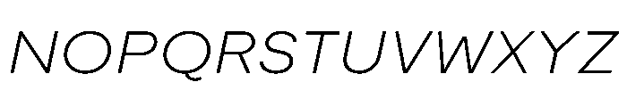 Moderat ExtraLightItalic 112db275 Font UPPERCASE