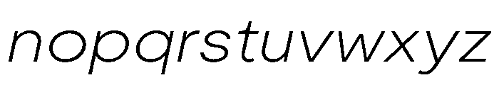 Moderat ExtraLightItalic 112db275 Font LOWERCASE