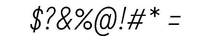 Moderat ExtraLightItalic A1b1c863 Font OTHER CHARS