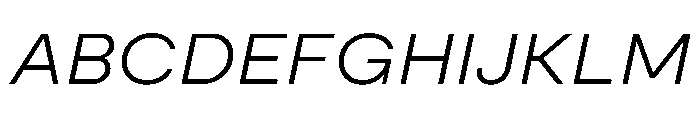 Moderat LightItalic 1f60df7b Font UPPERCASE