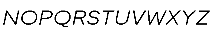 Moderat LightItalic 1f60df7b Font UPPERCASE