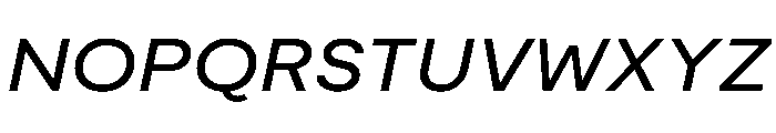 Moderat MediumItalic 60dcdcde Font UPPERCASE