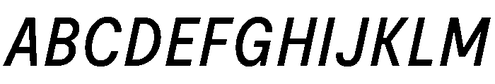 Moderat MediumItalic Ca5d5175 Font UPPERCASE