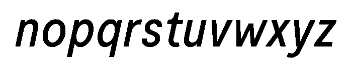 Moderat MediumItalic Ca5d5175 Font LOWERCASE