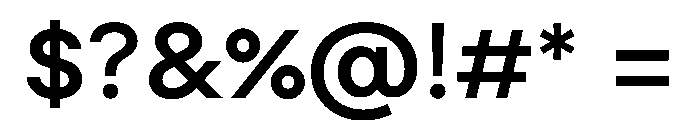 Moderat SemiBold B4313abe Font OTHER CHARS